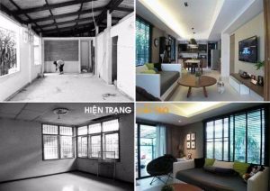 thiết kế lại nội thất bên trong